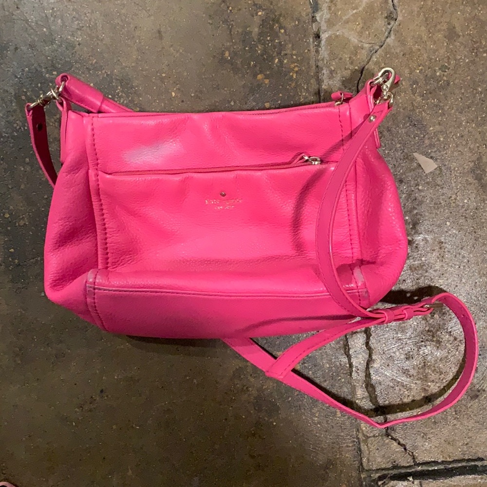 Hot pink kate spade bag